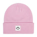 Baby Knitted Hat Versatile Woolen Smiley Face Pattern Pullover Kid's Hat