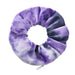 Trendy Tie-Dye Velvet Zipper Large Intestine Hair Loop for Stylish Look