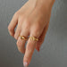Titanium Steel Knot Ring for Women – Minimalist Intertwined Design