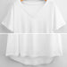 Women's Ice Silk V-Neck Short Sleeve Shirt With Summer Cooling Fabric
