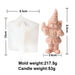Christmas Dwarf Candle Molds 3D Santa Claus Scented Model Ornaments