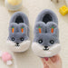 Kids' Cotton Indoor Slippers – Cute Rabbit Non-Slip Home Footwear