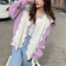 Knitting Sweaters Women O-Neck Long Sleeve Loose Temperament Elegant Sweater