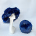 Imitation Raccoon Fur Basin Hat Warm Ball Bag Set Fur Hat Bag Sets
