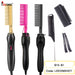 Hair Straightener Flat Iron Electric Hot Heating Comb Wet And Dry Hair Curler