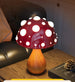 Dimmable Mushroom Desk Lamp – Decorative Bedside Light for Dorm or Bedroom