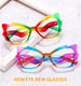 Personalized Colorful Cat-Eye Butterfly Flat Mirror Glasses