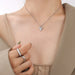 18K Gold Plated Titanium Steel Heart Necklace for Women – Minimal Style