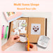 Portable Mini Thermal Printer Pocket Label Printer Self-Adhesive Paper