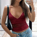 Women's Lace Patchwork Hollow Halter Strap Top for Summer Fashion
