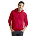 Plush Pullover Hoodie Loose Fit Plain Casual Comfortable Hooded Sweatshirt for Men