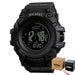 Outdoor Digital Sports Watch with Compass & Altimeter Men's Wristwatch
