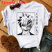 Japanese Anime Bleach T-Shirt Men's Kawaii Kurosaki Ichigo Tees
