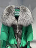 Women's Coat Down Jacket Super Large Fox Fur Collar Fashion Luxury Outerwear