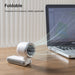 Portable Electric Foldable Neck Fan With USB Rechargeable High Power Cooling