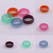 Luminous Crack Resin Rings - Unisex Trendy Geometry Pattern for Cool Style