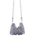 Metal Sequins Crossbody Chain Handbag Women Fashion Small Size Purse