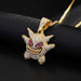 Personalized Cartoon Pendant Necklace - Fairy Geng Ghost Baokemeng Diamond Necklace Jewelry