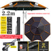 360° Adjustable Anti-UV Portable Fishing Sun Umbrella for Outdoor Shade and Rain Protection
