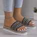 Open-Toe Platform Wedge Sandals for Women