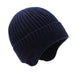 Hats Men's Autumn and Winter Woolen Hats Plush Thickened Knit Hats for Cold Weather