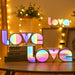 LED Love String Lights - Valentine’s Day Decorative Lights with Romantic Designs