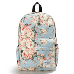 White Flower Women’s Backpack – Stylish and Durable Waterproof Bag