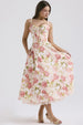 Floral Series French Summer Camisole Dress Gentle Style Slimming Floral Long Skirt