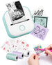 Portable Mini Thermal Printer Pocket Label Printer Self-Adhesive Paper