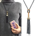 Long Tassel Sweater Chain Accessory Necklace Jewelry