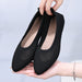 Women's Pointed Flat Bottom Shoes Breathable Hollowed Out Cloth Shoes