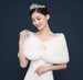 Bridal Fur Shawl and Warm Cloak for Wedding Dress and Cheongsam