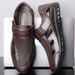 Men’s PU Leather Stylish Buckle Shoes for Casual or Semi-Formal Wear