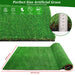 3x5FT Outdoor Artificial Grass Rug with 1.38-Inch Lush Decorative Pile