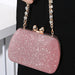 Little Love Diamond Chain Banquet Handbag Crossbody Small Square Bag