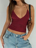 Women's Lace Patchwork Hollow Halter Strap Top for Summer Fashion