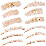 Women's Hairpin Set Combination Pearl Geometric Hair Clip Set