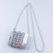 Metal Sequins Crossbody Chain Handbag Women Fashion Small Size Purse