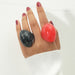 Korea-Inspired Acrylic Resin Rings Set – Vintage Fashion Women Jewelry
