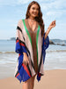 Women’s Hollow Spliced Beach Skirt Hoodie for Summer Bikini Cover-Up
