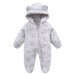 Baby Cartoon Hooded Jumpsuit – Warm & Cozy Crawling Suit