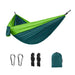 Lightweight Double Nylon Camping Hammock With Straps For Outdoor Relaxation
