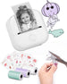 Portable Mini Thermal Printer Pocket Label Printer Self-Adhesive Paper