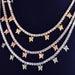 Butterfly Pendant 4mm 1 Row Chain Necklace Women Fashion Jewelry