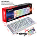 Wireless RGB Backlit 87-Key Keyboard 2.4G Film Keyboard for Gaming Use