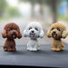 Cute Doll Car Decorations Resin Bobblehead Dog Creative Cute Car Ornaments