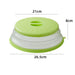 Folding Cover With Hooks Microwave Heating Multifunctional Silicone Fresh-Keeping Cover