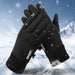 Outdoor Winter Gloves For Men And Women With Plush Lining And Touch Screen Design