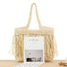 Handwoven Tassel Crossbody Bag – Resort-Inspired Spacious Shoulder Tote