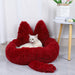Plush Round Cat House – Cozy Pet Bed for All Seasons Warm Pet Bed Mat